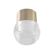 Plafon Led De Sobrepor Aluminio 6w 3000k Budi - DOURADO