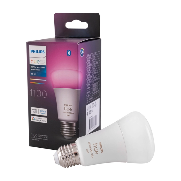 Lampada Led Bulbo A60 E27 9,5w 127v Philips Hue - Yamamura