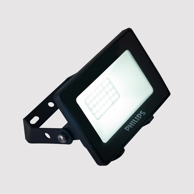 Projetor Led Vidro Plastico Preto 10w 6500k Ip65 Essential