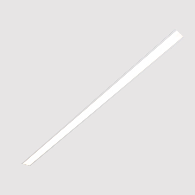 Perfil Led De Embutir Branco 38,4w 24v 2700k 1m Fit40