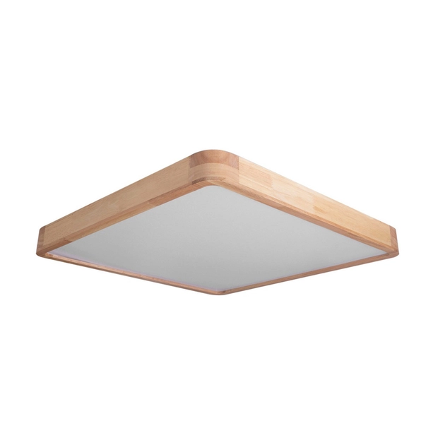 Plafon Led De Sobrepor Madeira 30w 3000k Wood