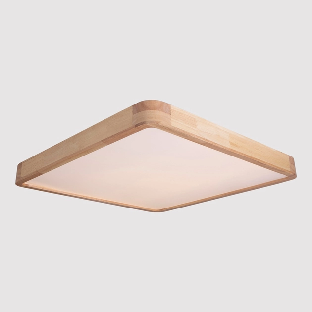 Plafon Led De Sobrepor Madeira 30w 3000k Wood