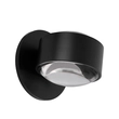 Arandela Led Vidro Alumínio Preto 8w 75° 3000k Effect