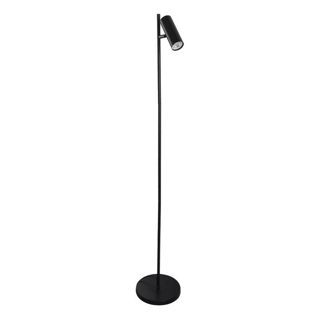Luminaria De Piso Metal Preto Tube Slim