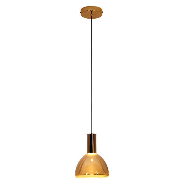 Pendente Led Aluminio Dourado 5w 500lm 3000k Winnipeg