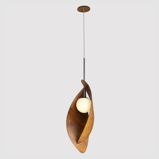 Pendente Madeira Imbuia Oyster
