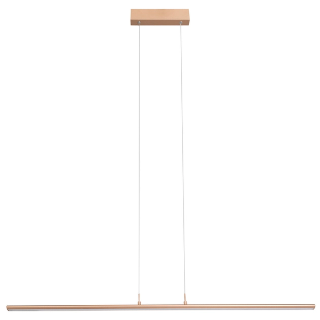 Pendente Led Metal Aluminio Champagne 32w 3000k Across