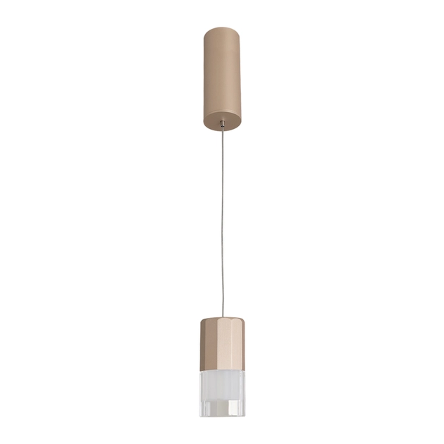 Pendente Led Aluminio Champagne 5w 3000k Capsula
