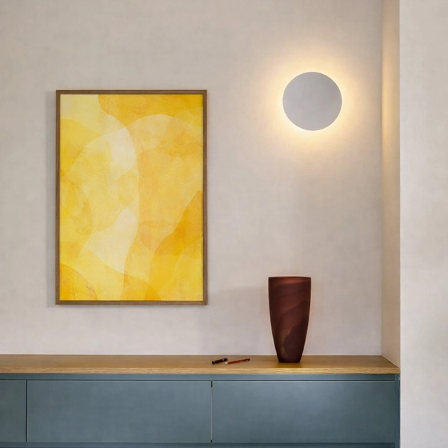 Arandela Led Areia Dunas 6w 127v 2700k 26,2cm Pleine Lune
