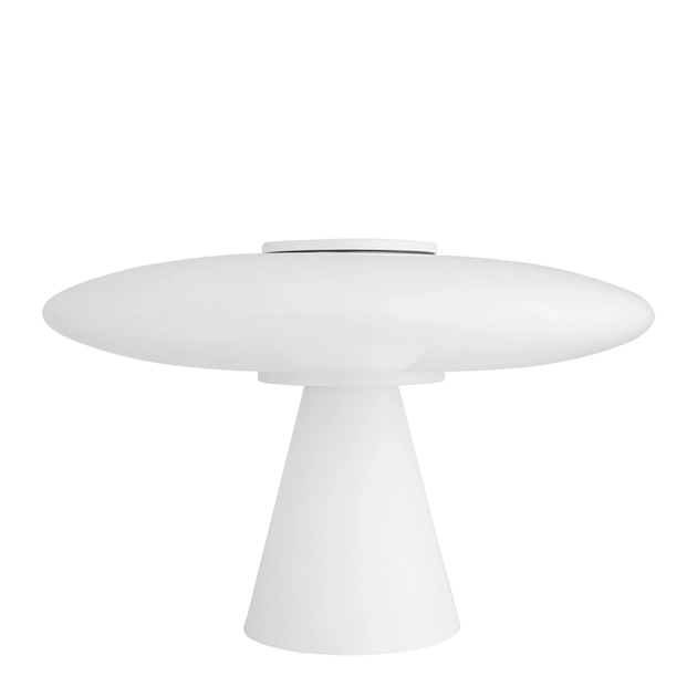 Luminaria De Mesa Led Dimerizavel Branca 15w 3000k Trend