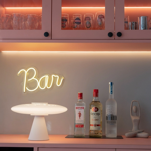 Luminaria De Mesa Led Dimerizavel Branca 15w 3000k Trend