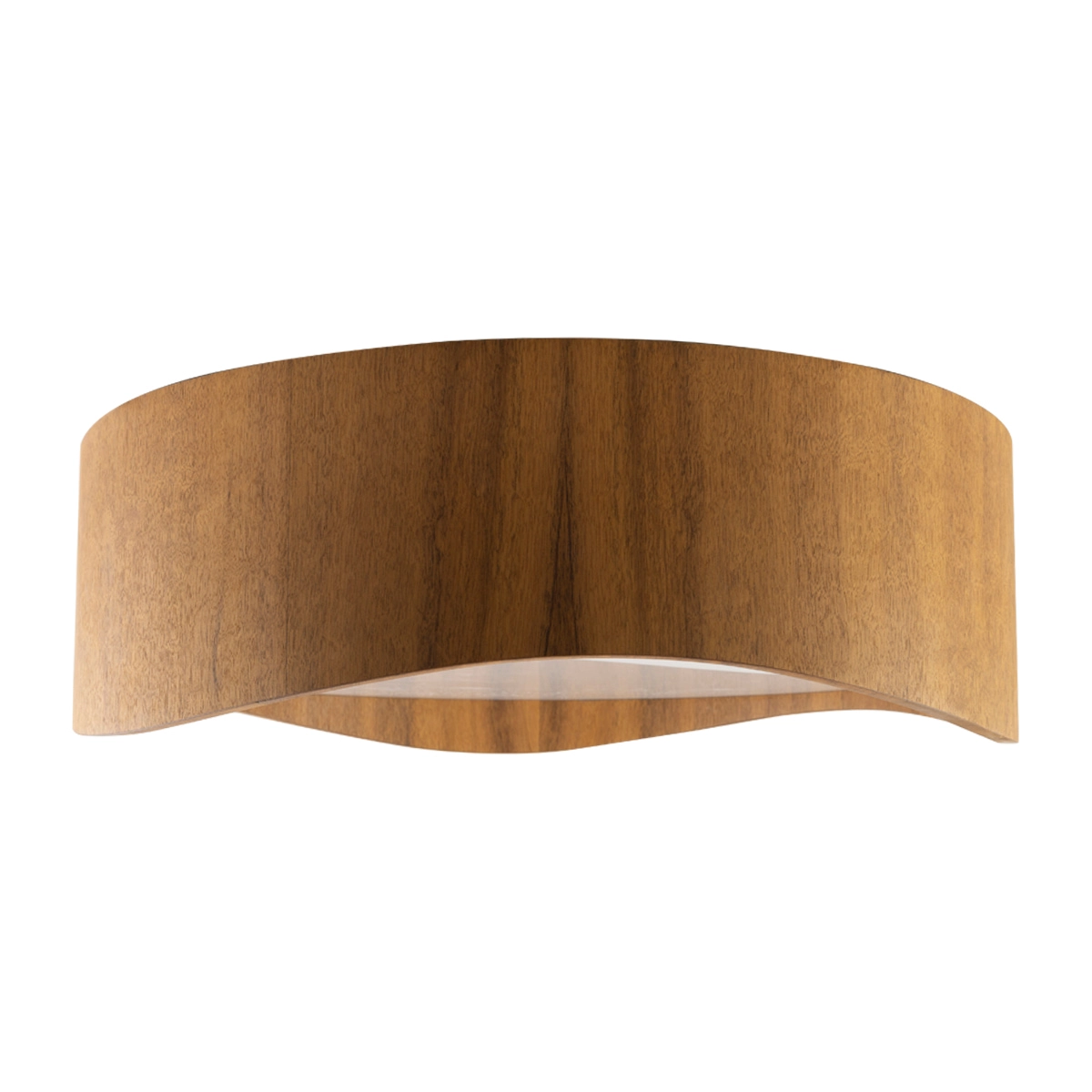 Plafon Led Sobrepor Lamina Natural Imbuia 30w 50cm Horizon - Yamamura