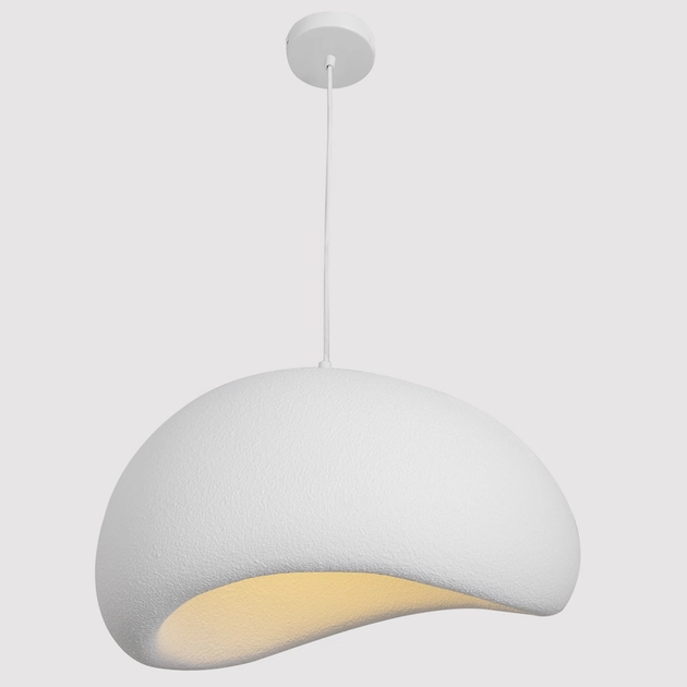 Pendente Resina Branca Gypsum