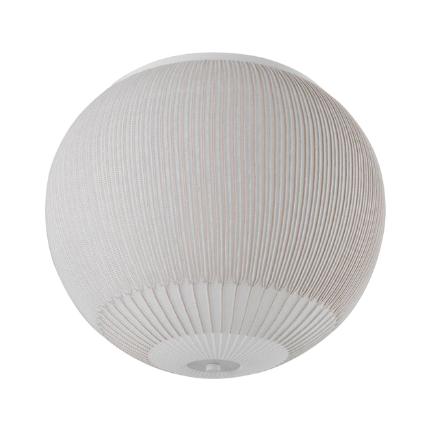 Plafon Led De Sobrepor Dimerizavel Tecido Bege 60w Coton