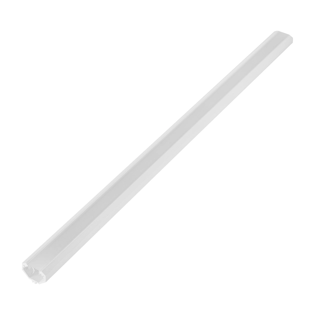 Perfil De Canto Aluminio Branco Para Fita Led 50cm Fit15 45