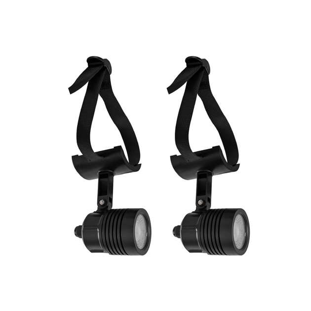 Kit 2 Spots Led Com Cinta Preto 6w 38° 3000k Ip65 Optical