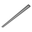 Perfil De Embutir Aluminio Para Fita Led 1m Stick G - PRETO