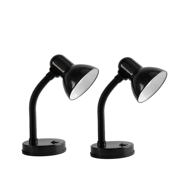 Kit 2 Luminárias De Mesa Led Metal 4w 4000k Yamamura