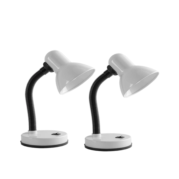 Kit 2 Luminárias De Mesa Led Metal 4w 4000k Yamamura