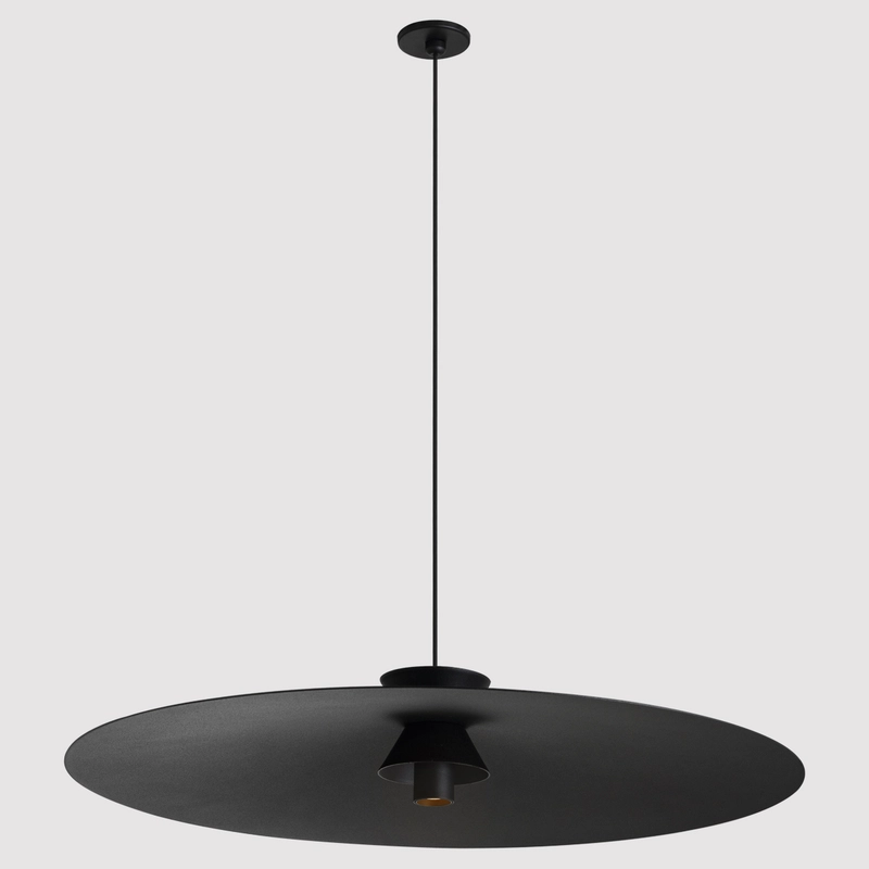 Pendente Led Aluminio Preto 5w 2700k 50cm Colibri - Yamamura