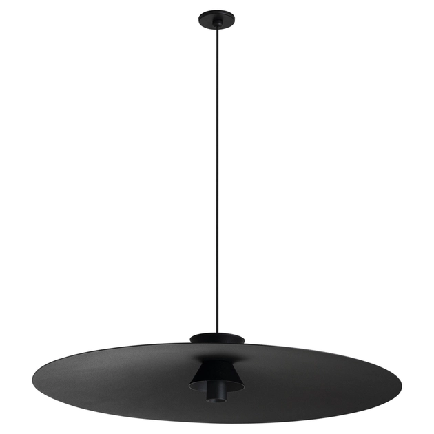 Pendente Led Aluminio Preto 5w 2700k 50cm Colibri