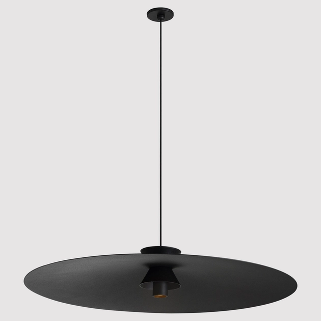 Pendente Led Aluminio Preto 5w 2700k 50cm Colibri