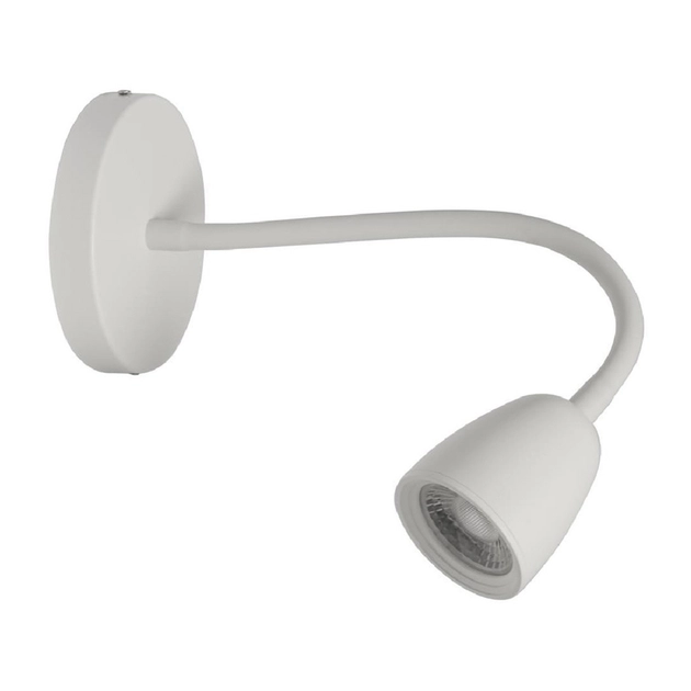 Arandela Led Abs Branco 4w 3000k Focus