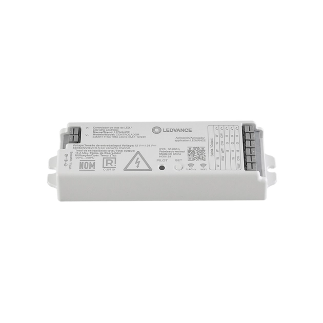 Controlador Fita Led 5 Em 1 1224v Ip20 Wi-Fi Smart+