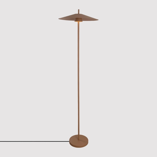 Luminaria De Piso Led Aluminio Terracota 12w 825lm 3000k Llio