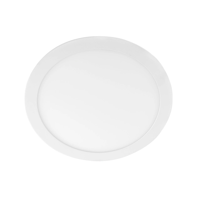 Plafon Led De Embutir Aluminio Branco 24w 5000k
