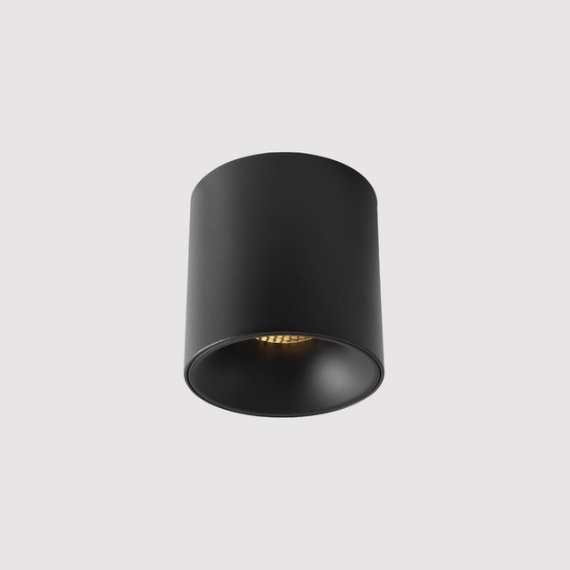 Spot Led De Sobrepor Preto 18w 1160lm 2700k Downlight Can