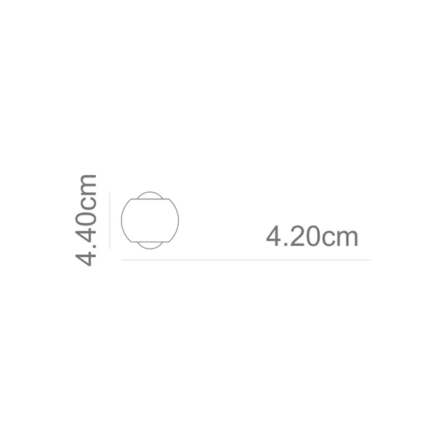 Arandela Led Aluminio 2w 160lm Ip65 3000k Poke