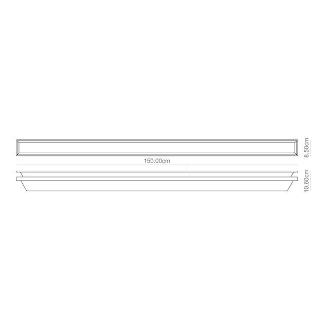 Plafon Led De Embutir Microborda 37,8w 3000k Imo