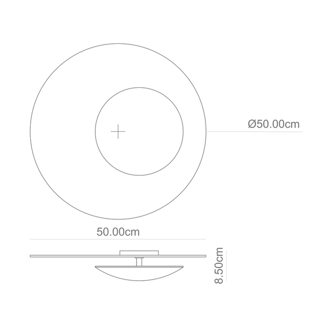 Plafon Led De Sobrepor 24w 127v 2700k Outlier