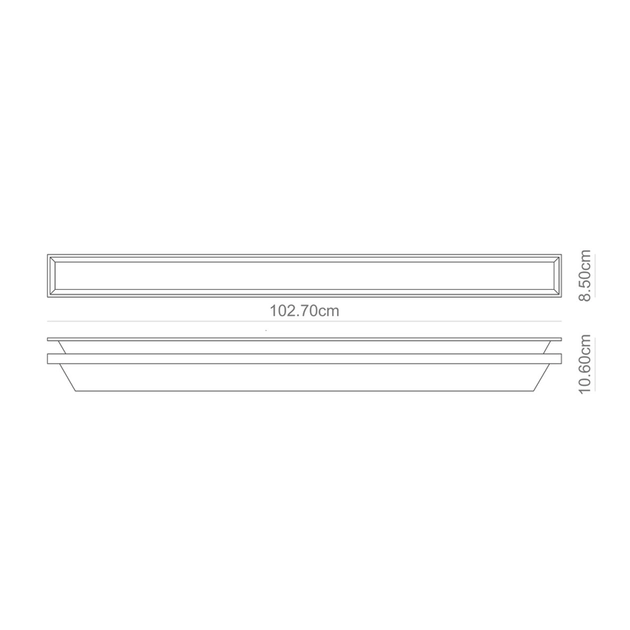 Plafon Led De Embutir Microborda 25,2w 3000k Imo