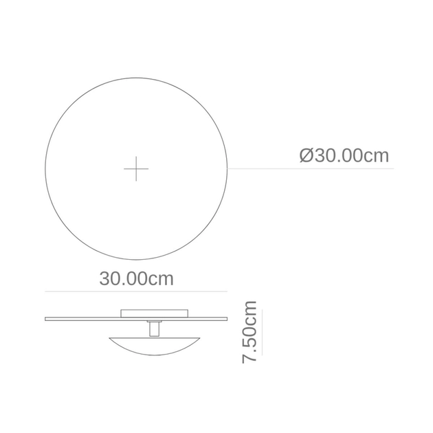 Plafon Led De Sobrepor 18w 127v 2700k Outlier