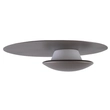 Plafon Led De Sobrepor 18w 127v 2700k Outlier - GRAFITE