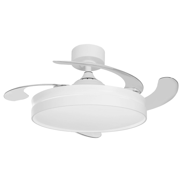 Ventilador De Teto Led Retratil 96w Multitemperatura Riviera