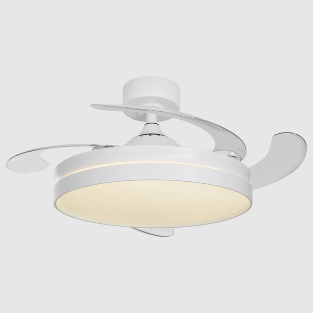 Ventilador De Teto Led Retratil 96w Multitemperatura Riviera