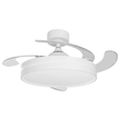 Ventilador De Teto Led Retratil 96w Multitemperatura Riviera - BRANCO