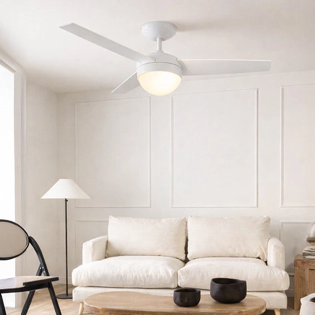 Ventilador De Teto Branco 25w Jet Com Controle Remoto