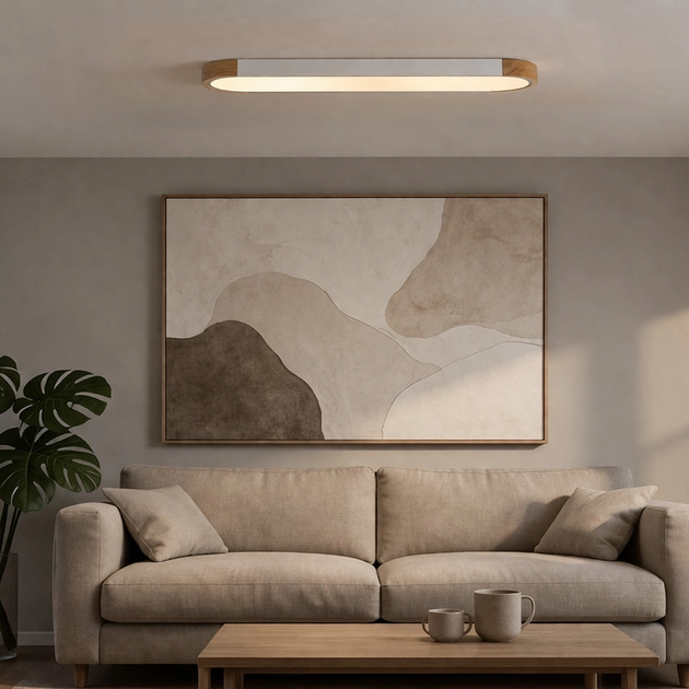 Plafon Led Sobrepor Branco Multitemperatura 42w Woodbury