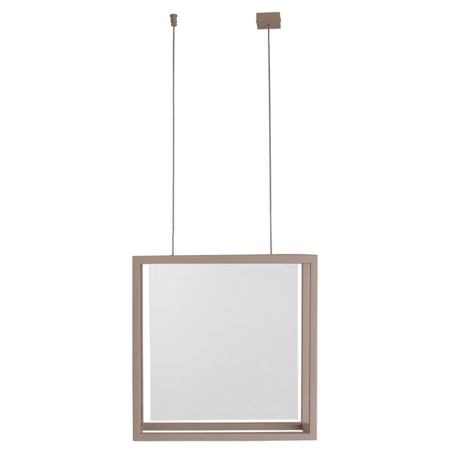 Pendente Led Quadrado Macadamia 5,4w 540lm 3000k Almenara