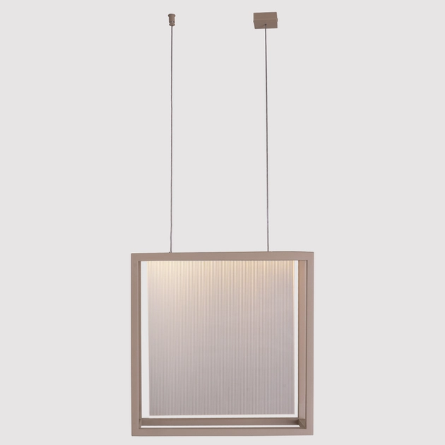 Pendente Led Quadrado Macadamia 5,4w 540lm 3000k Almenara