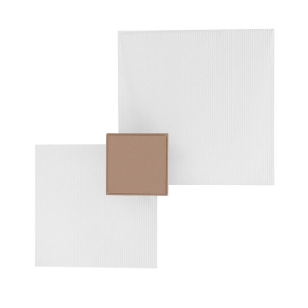 Arandela Led Duplo Macadamia Fosco 3,6w 360lm 3000k Almenara