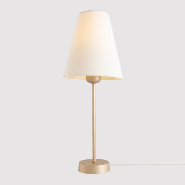 Abajur Aluminio Dourado 17cm Thomas Cup Dof Cg