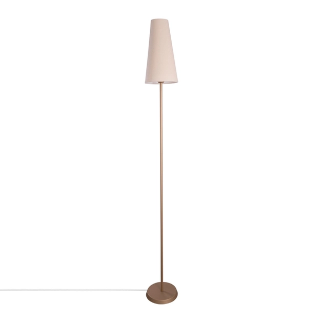Luminaria De Piso Aluminio Dourado 180cm Thomas Cup