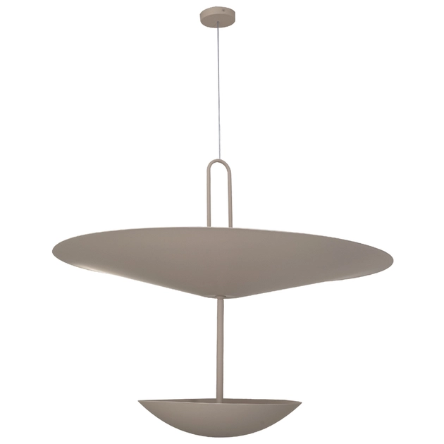 Pendente Aluminio Macadamia 80x60cm Eclisse In