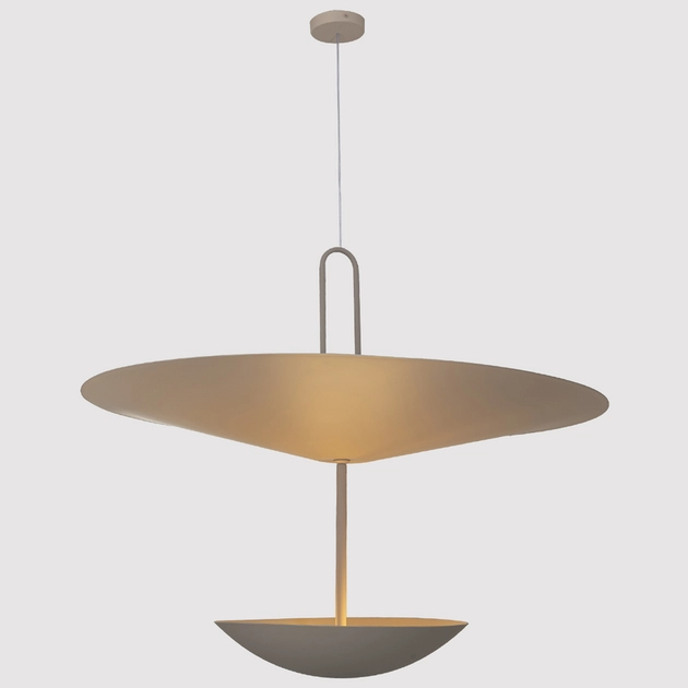 Pendente Aluminio Macadamia 80x60cm Eclisse In