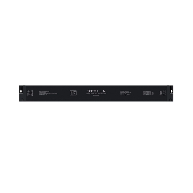 Driver Ultrafino Dualcut Dimerizavel Preto 100w 24v